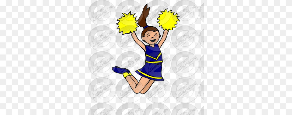 Cheerleader Picture Cheerleader Clipart Cartoon Cheerleader, Leaf, Plant, Book, Comics Png Image