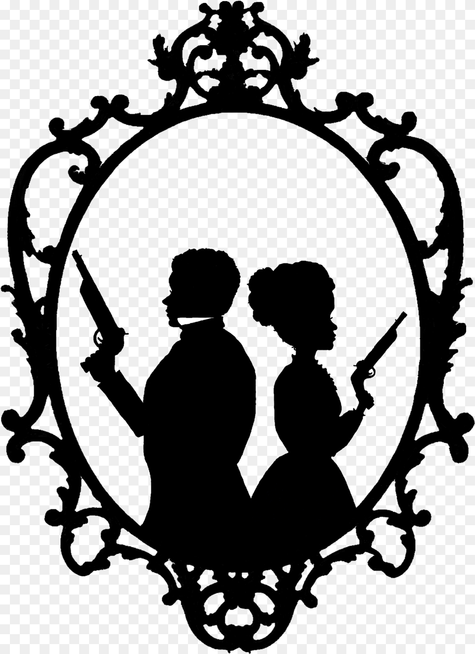 Cheerleader Silhouette Acrylic Drawing Silhouette Gothic Frame, Nature, Night, Outdoors, Astronomy Free Png