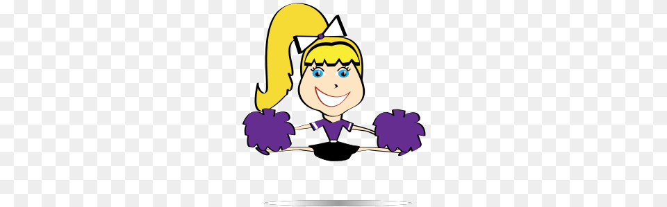 Cheerleader Toe Touch, Purple, People, Person, Face Free Png