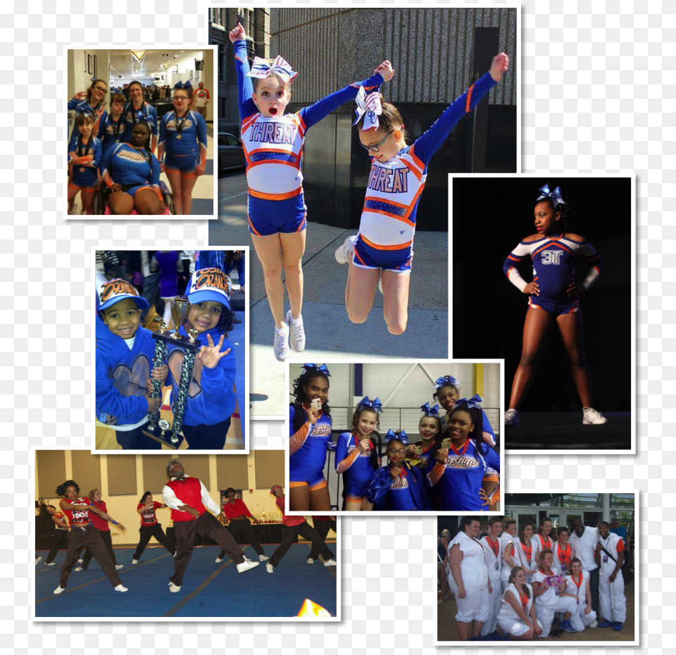 Cheerleading, Art, Person, People, Collage Free Png Download