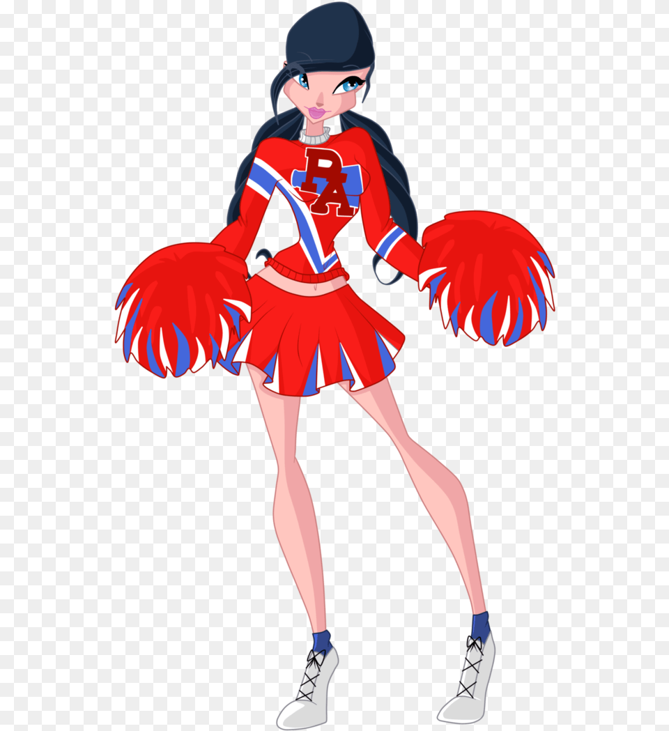 Cheerleading Clipart Base Winx Club Cheerleader, Book, Publication, Comics, Dancing Free Png Download