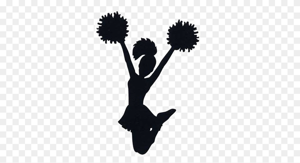 Cheerleading Home, Dancing, Leisure Activities, Person, Silhouette Free Png