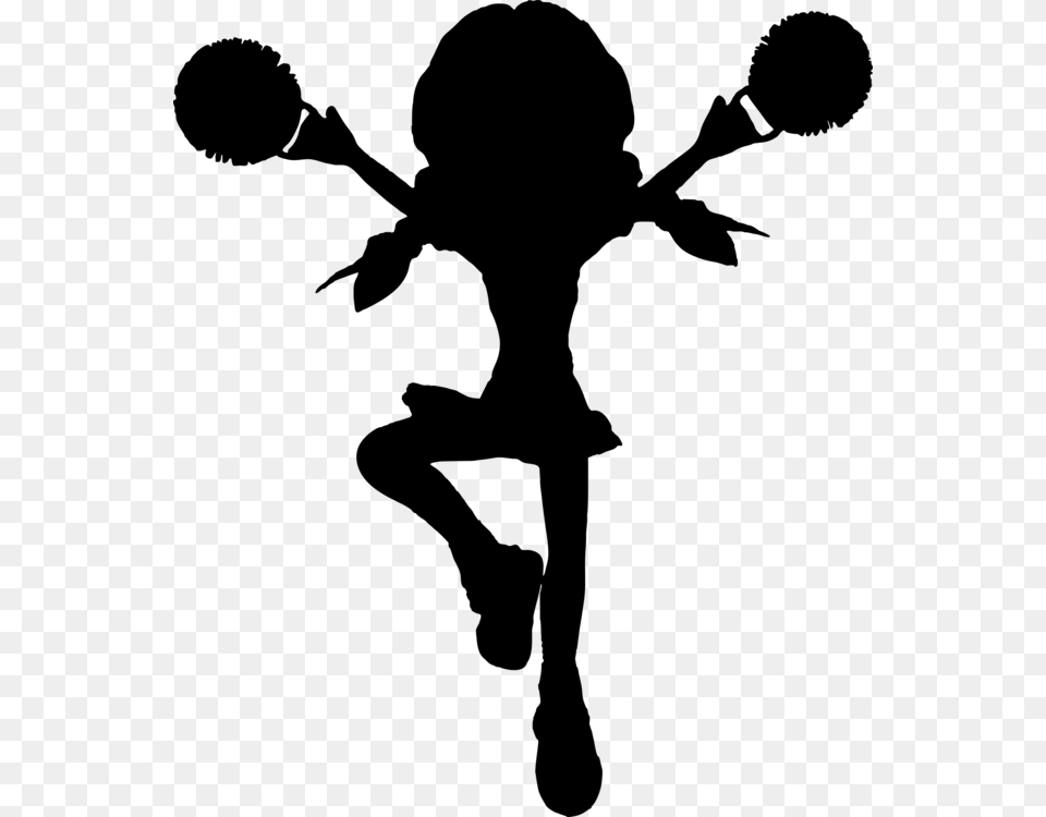 Cheerleading Pom Pom Gray Free Png Download