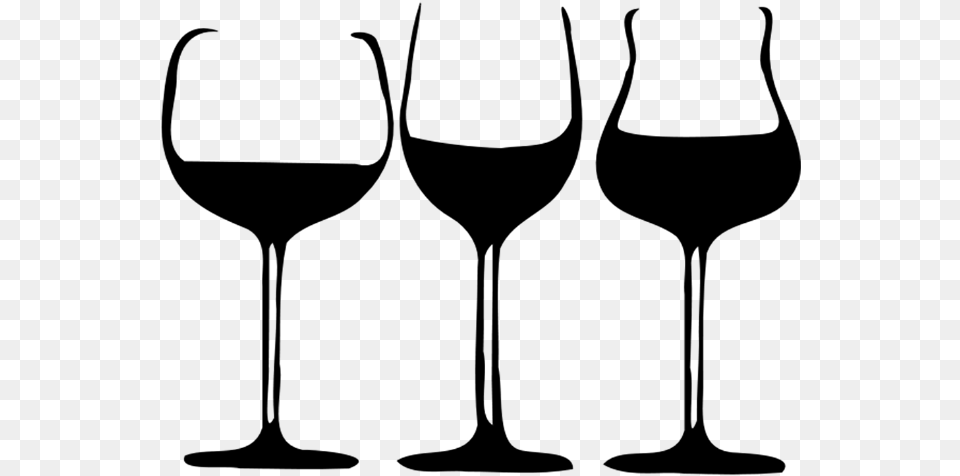 Cheers 3 Wine Glasses Standard Weight Wine Glass, Gray Free Transparent Png