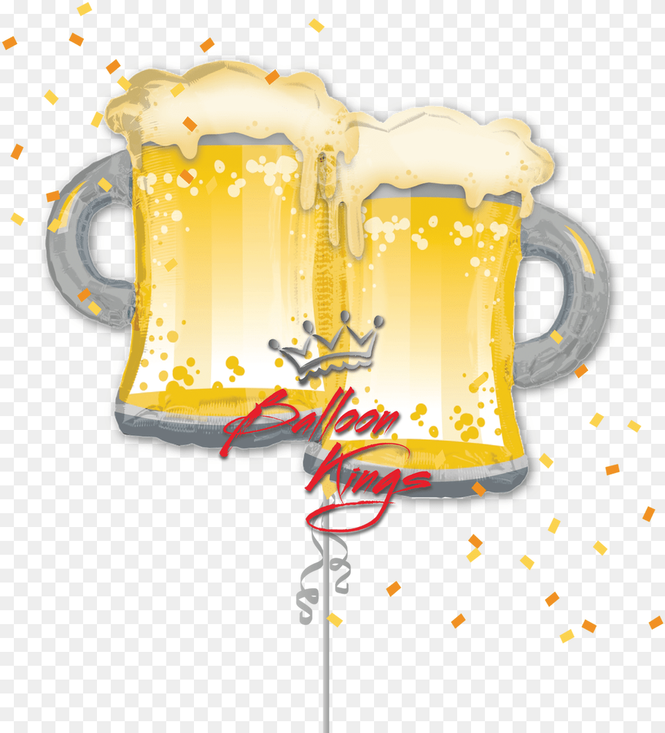 Cheers Beer Mugs Beer Balloon, Alcohol, Beverage, Cup, Glass Free Png Download