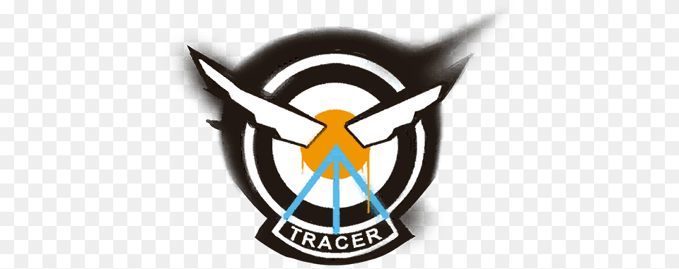 Cheers Love A Competitive Tracer Guide Articles Dignitas Overwatch Tracer Sprays, Emblem, Symbol, Logo, Person Free Transparent Png