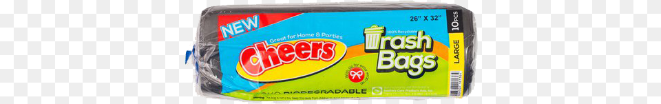 Cheers Trash Bag Large, Gum, First Aid Png Image