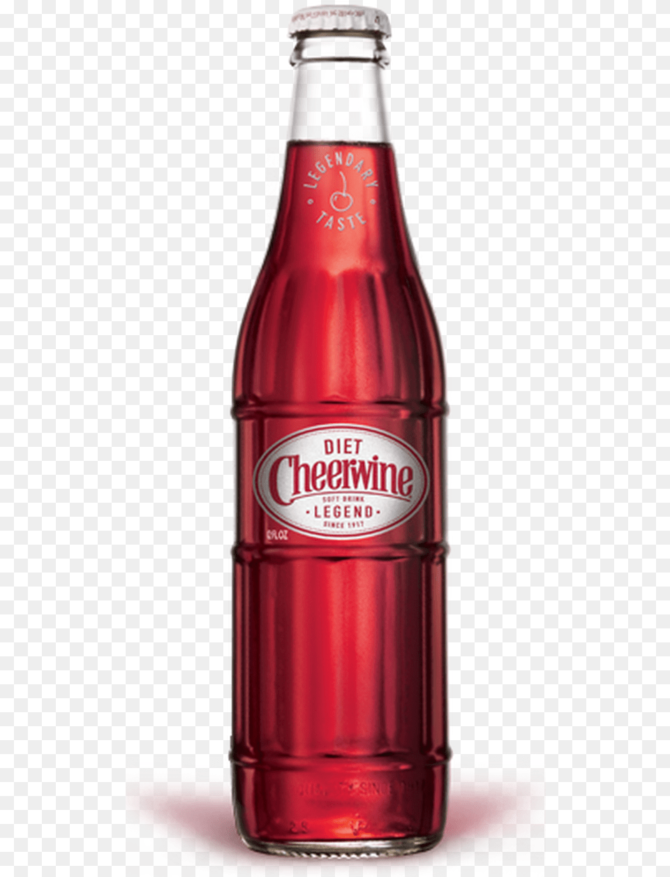 Cheerwine Glass Bottle, Beverage, Soda, Alcohol, Beer Png Image