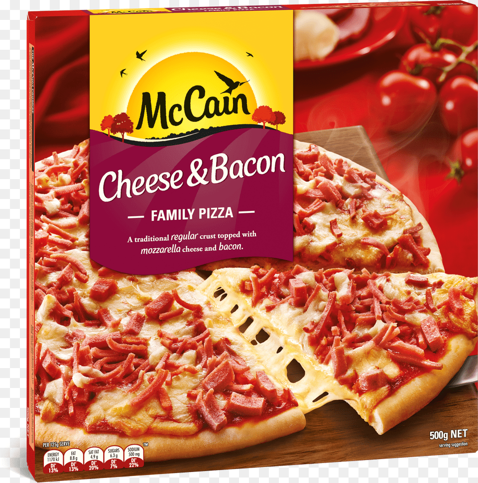 Cheese Amp Bacon Family Pizza Free Transparent Png