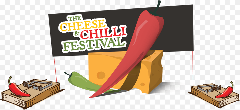 Cheese Amp Chilli Festival Banner, Dynamite, Food, Pepper, Plant Free Transparent Png