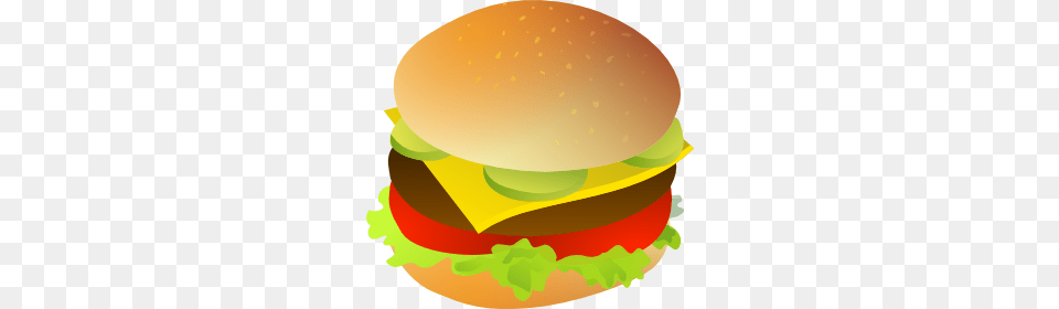 Cheese Burger Clip Art, Food Free Png