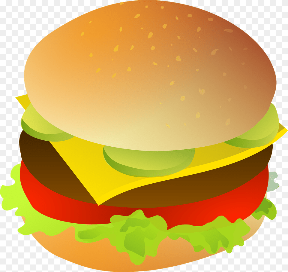 Cheese Burger Clip Art, Food, Face, Head, Person Png Image