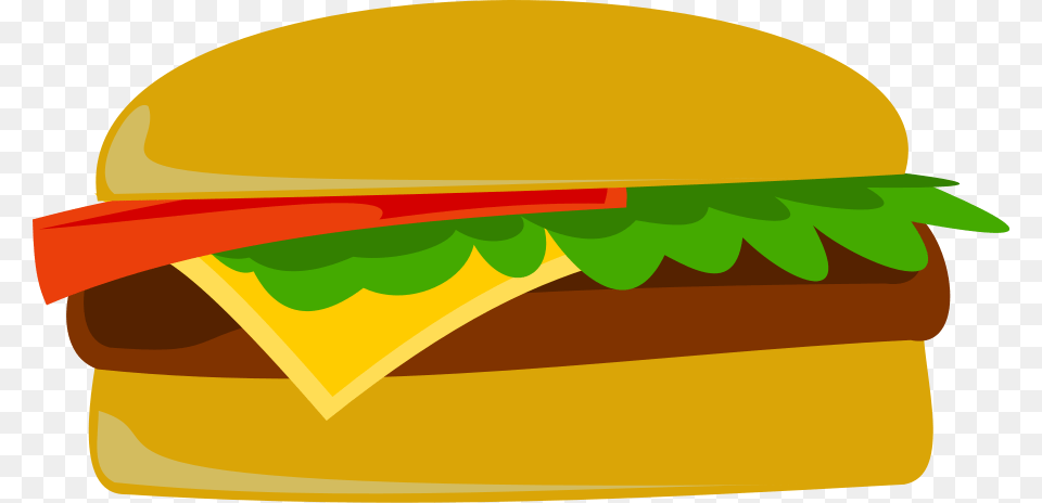 Cheese Burger Clip Arts For Web, Food Free Transparent Png