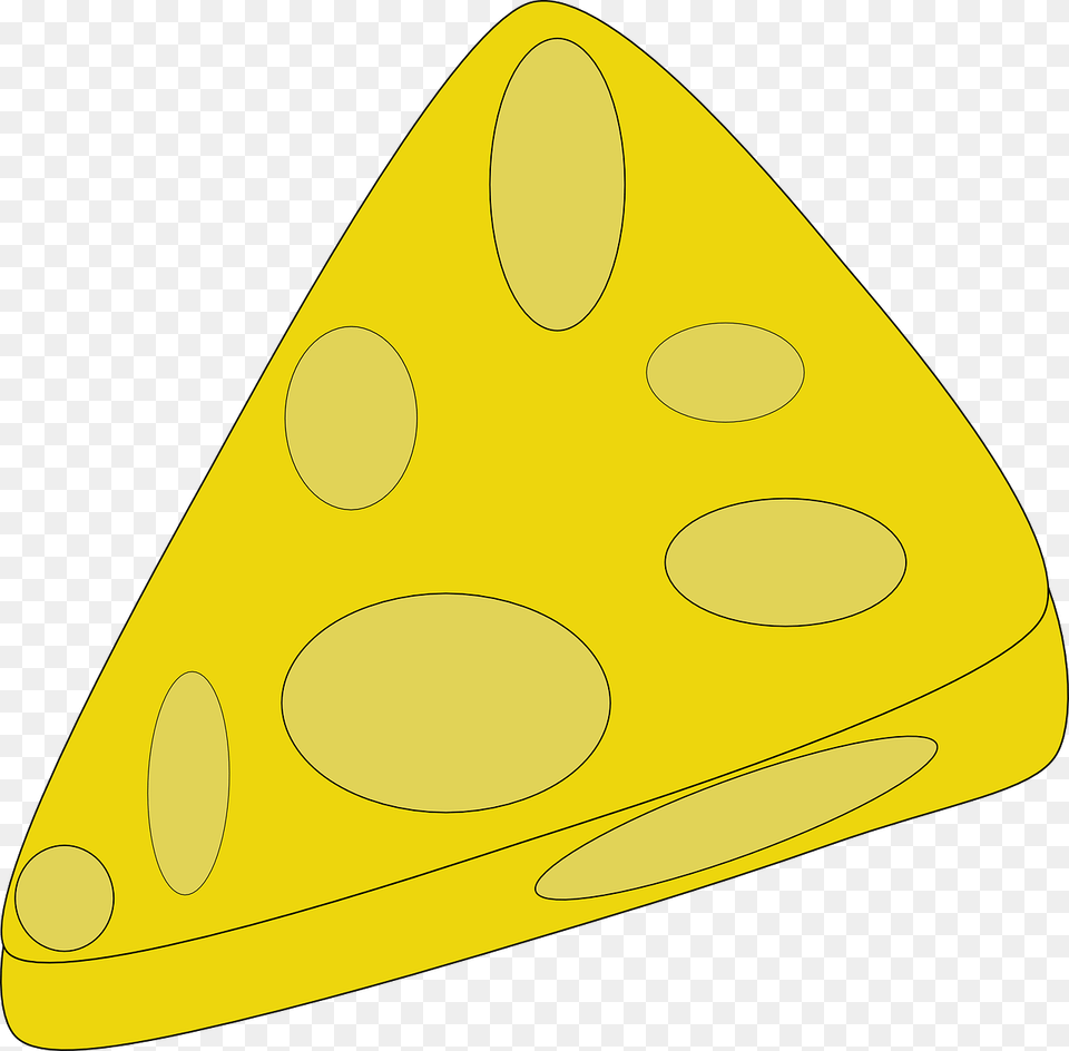 Cheese Clipart Transparent Cartoon Cheese With Transparent Background, Triangle, Clothing, Hat Png