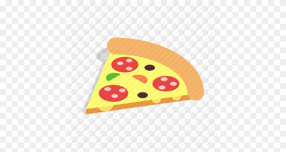 Cheese Dinner Food Isometric Italian Pizza Slice Icon, Blade, Cooking, Knife, Sliced Free Png Download