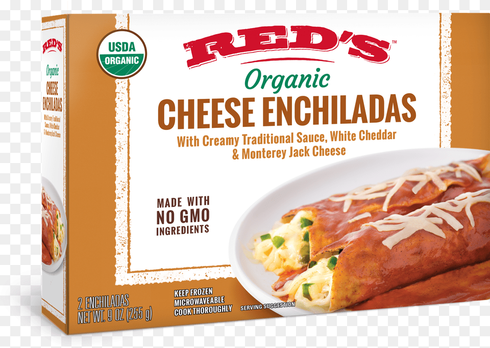 Cheese Enchiladas Reds Taquitos Chicken 5 Taquitos 8 Oz, Advertisement, Poster, Food Free Png