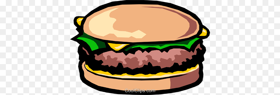 Cheese Hamburger Royalty Vector Clip Art Illustration, Burger, Food, Clothing, Hardhat Free Transparent Png