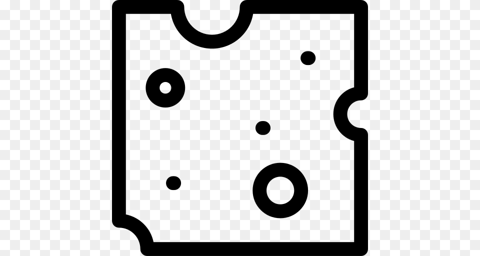 Cheese Icon, Gray Png Image
