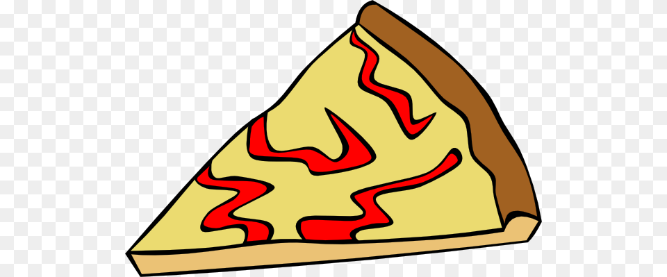Cheese Pizza Slice Clip Art For Web, Food, Ketchup, Weapon, Triangle Free Png Download