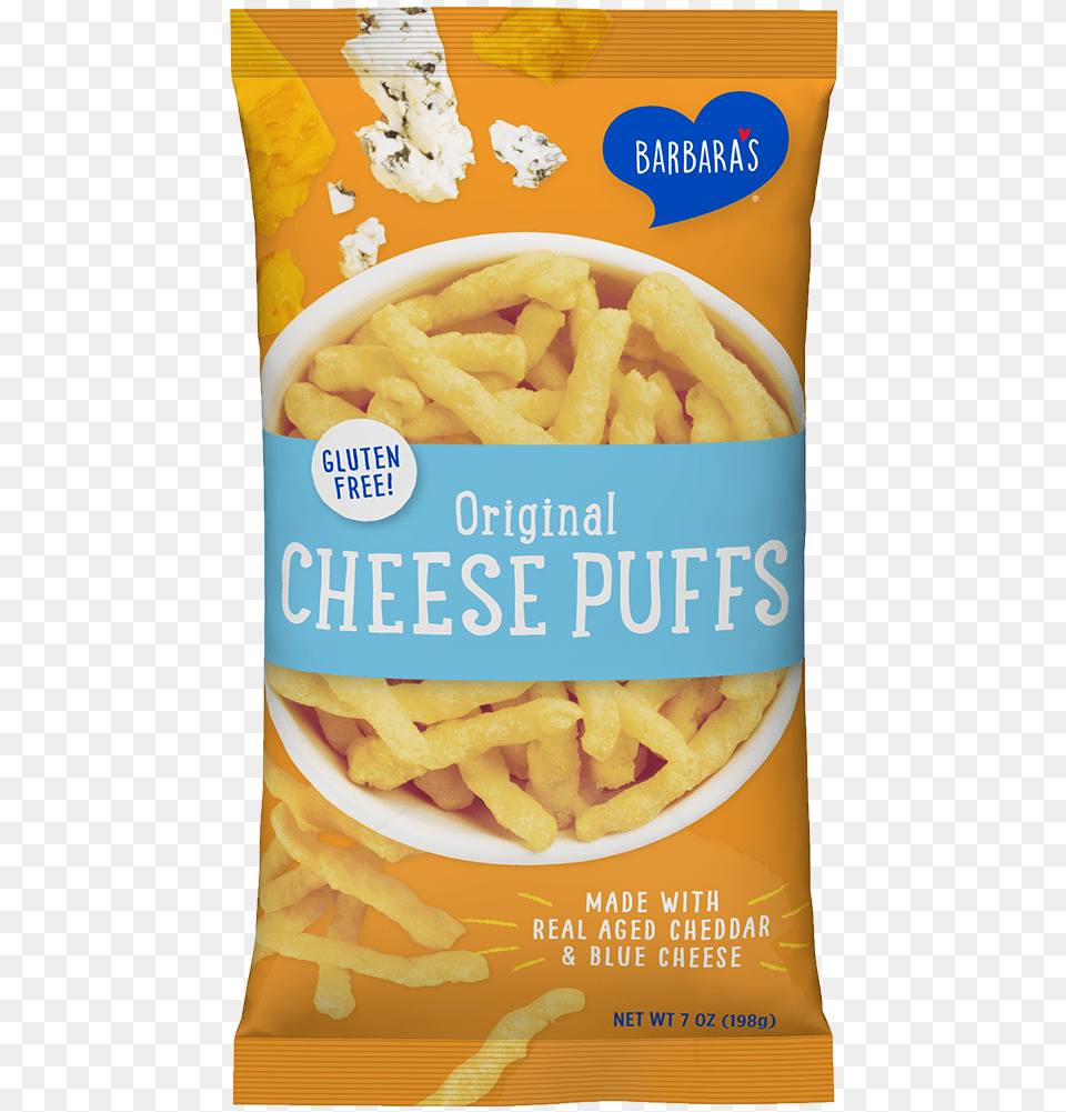Cheese Puffs Original Cheese Puffs, Food, Fries Free Png Download