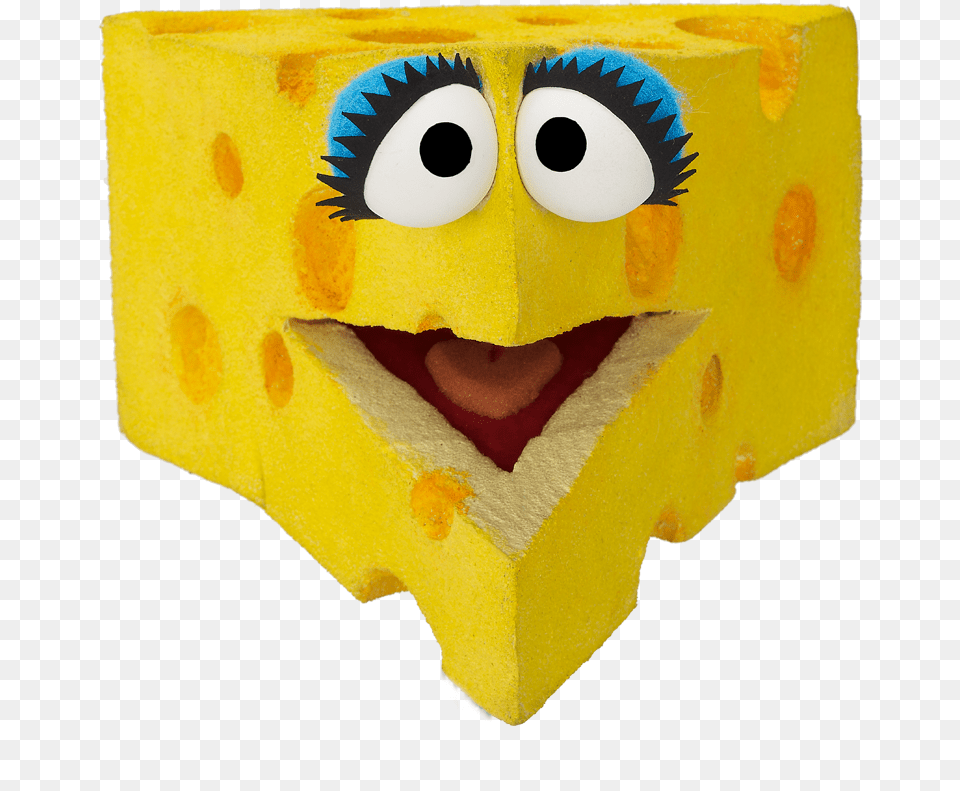 Cheese Puppet Sesame Street Clipart Download Sesame Street Cheese, Toy Png Image