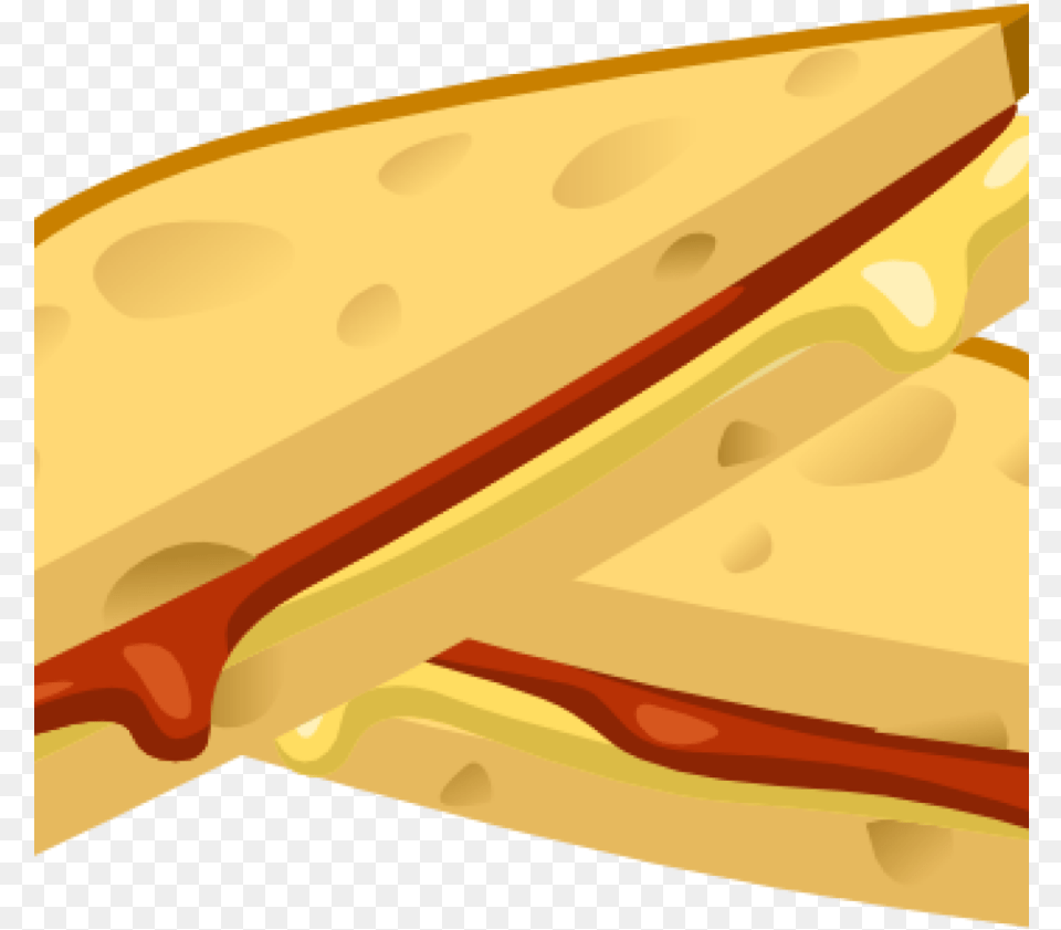 Cheese Sandwich Clipart Transparent Grilled Cheese Cartoon, Bread, Food, Blade, Dagger Png Image