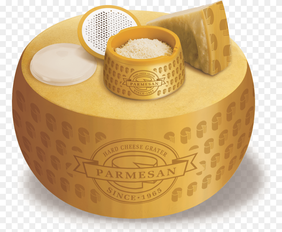 Cheese Wheel Grater Montasio, Plate, Food, Tape Free Png