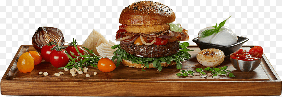 Cheeseburger, Burger, Food, Food Presentation, Meal Free Png Download