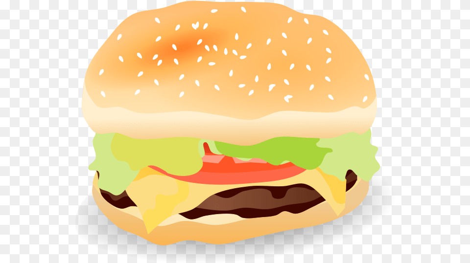 Cheeseburger Burger Vector Transparent, Food, Birthday Cake, Cake, Cream Png Image