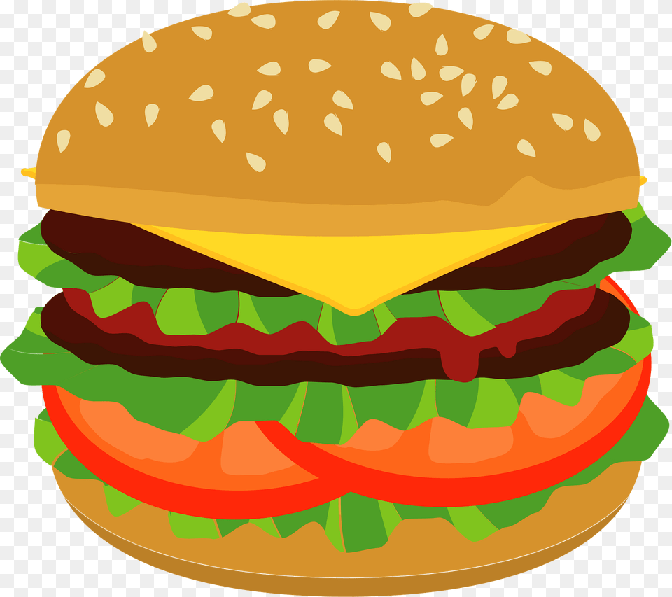 Cheeseburger Clipart, Burger, Food, Birthday Cake, Cake Free Png Download