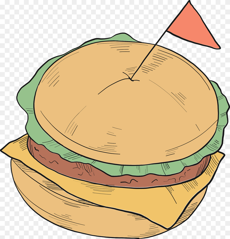 Cheeseburger Clipart, Burger, Food, Animal, Fish Free Png