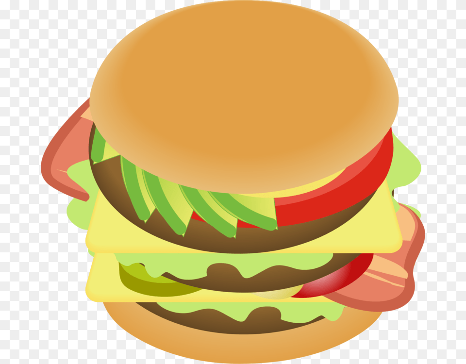 Cheeseburger Hamburger Veggie Burger Bacon Fast Food Free, Clothing, Hardhat, Helmet Png