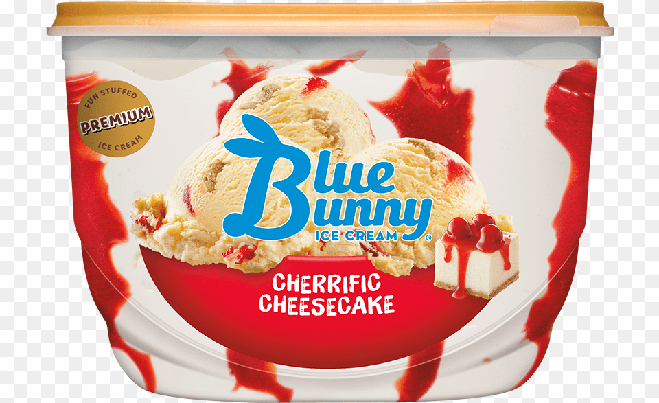 Cheesecake Blue Bunny Monster Cookie Mash Hd Strawberry Cheesecake Ice Cream Blue Bunny, Dessert, Food, Ice Cream Free Transparent Png