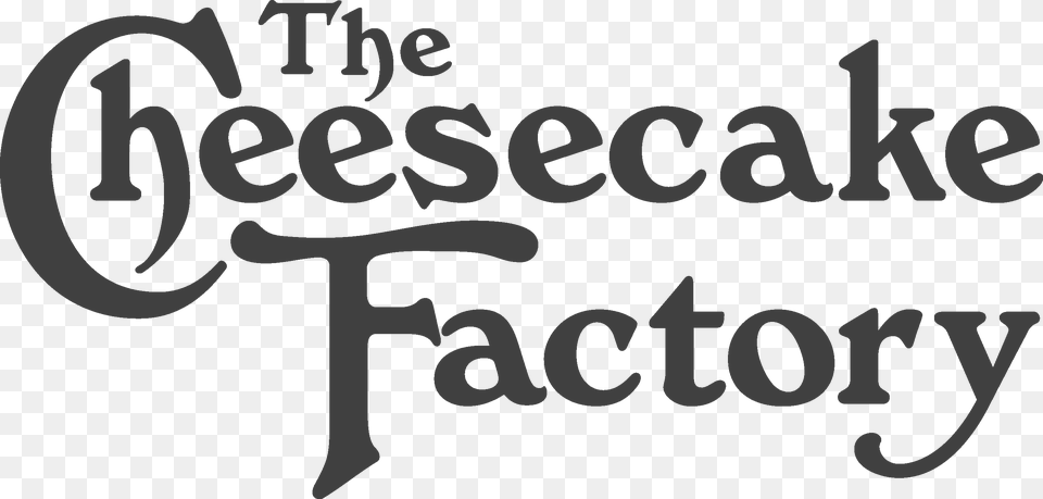 Cheesecake Factory Logo Poster, Text Png Image