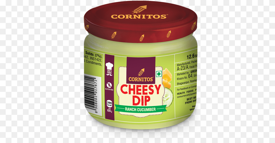 Cheesy Dip Ranch Cucumber Cornitos, Food, Ketchup, Mayonnaise Free Png Download