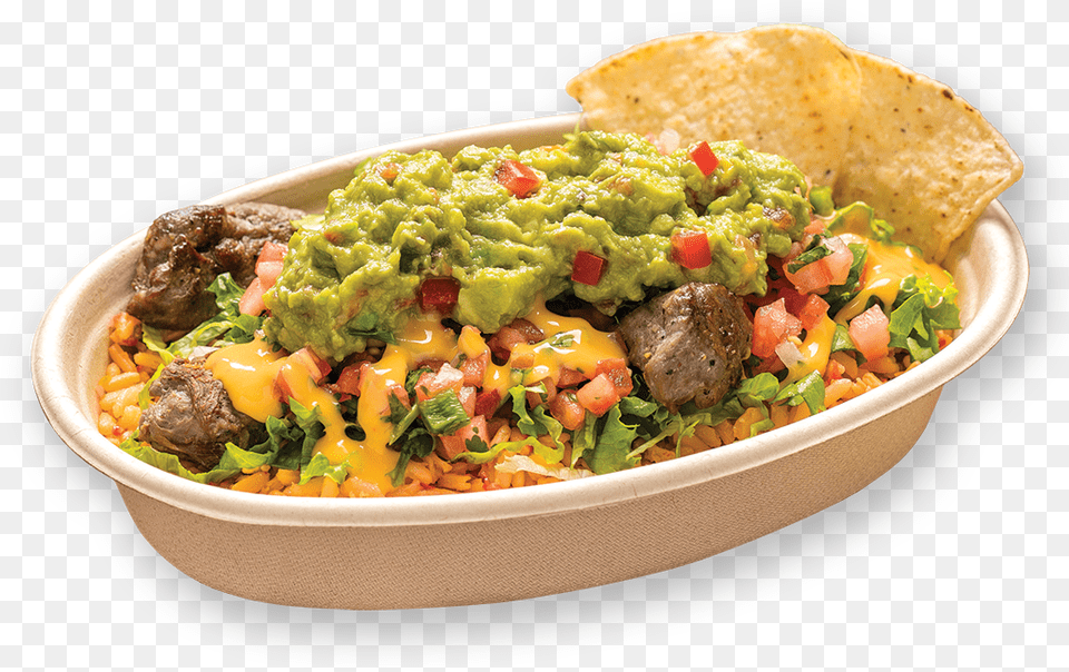 Cheesy Fresca Bowl Chicken Burrito Bowl Taco Bueno, Food, Snack, Bread, Nachos Png