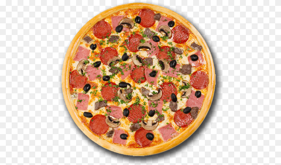 Cheesy Pepperoni Pizza Pizza, Food, Food Presentation Png Image