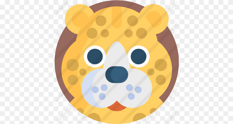Cheetah Animals Icons Dot, Food, Sweets, Cookie, Ammunition Free Png Download