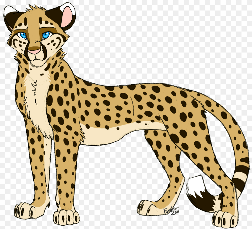 Cheetah Face Anime Cheetah, Animal, Mammal, Wildlife, Panther Png Image