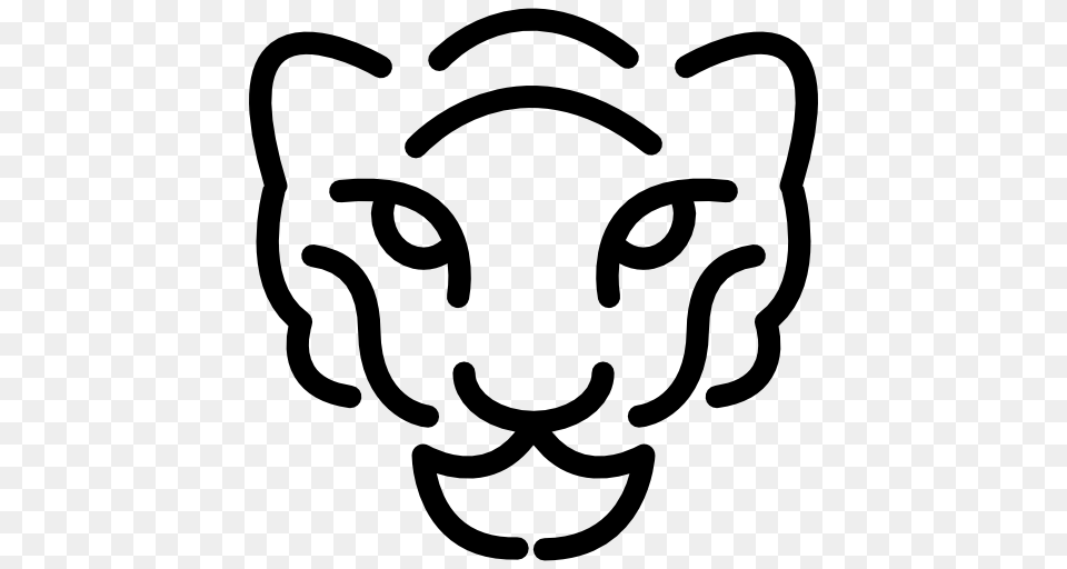Cheetah Head For Download On Ya Webdesign, Stencil, Animal, Kangaroo, Mammal Free Transparent Png