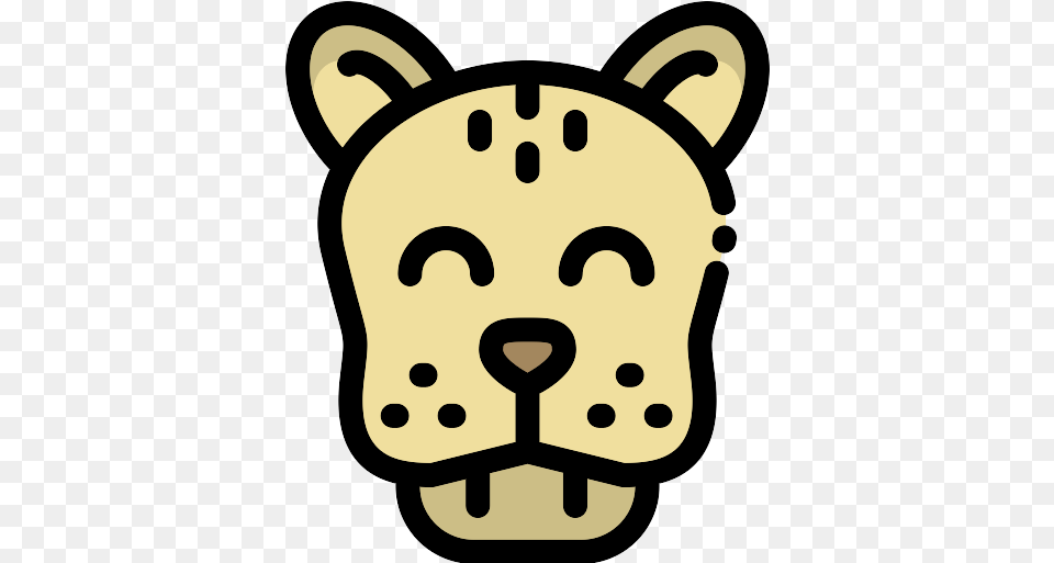 Cheetah Icon Icon, Snout, Stencil, Baby, Person Free Png Download