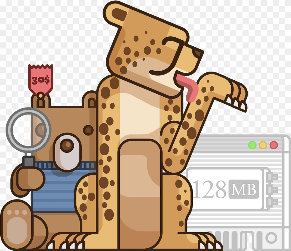 Cheetah Mac Os X 100 Cheetah, Bulldozer, Machine Free Transparent Png