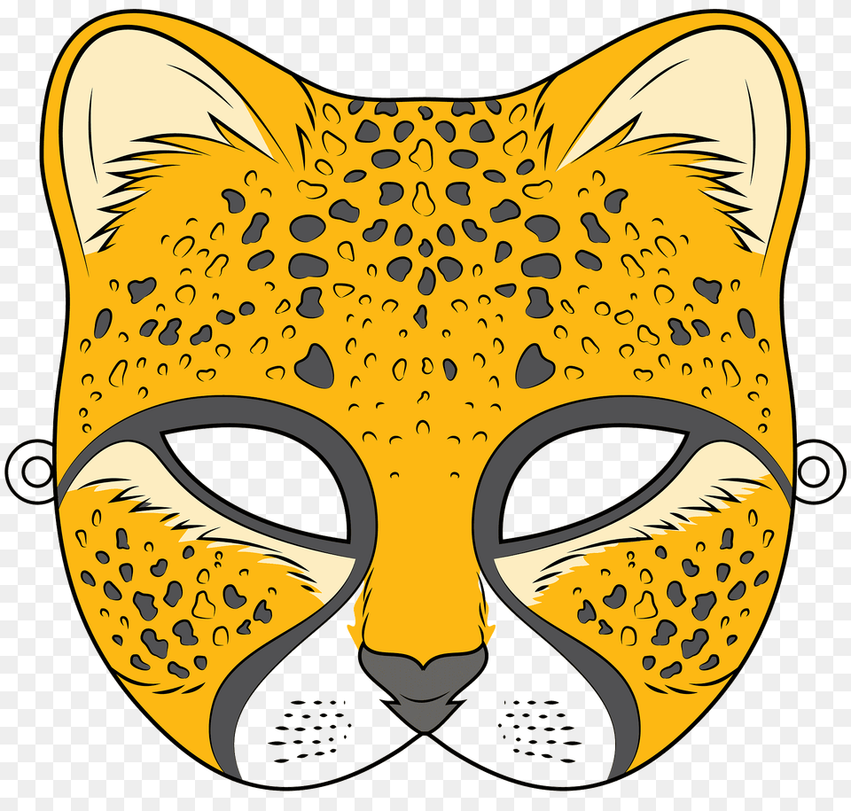 Cheetah Mask Clipart, Animal, Mammal, Wildlife, Fish Free Png Download