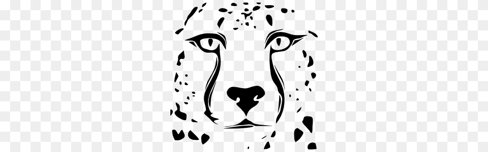 Cheetah Print Face Sticker, Stencil, Baby, Person, Animal Free Png