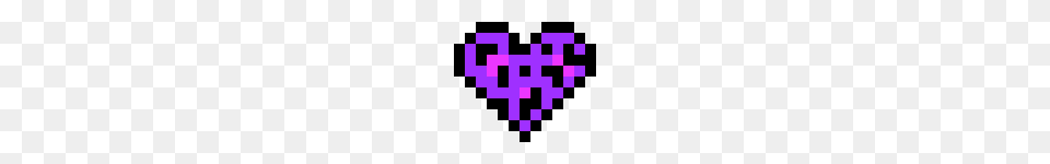 Cheetah Print Heart Pixel Art Maker, Purple Png
