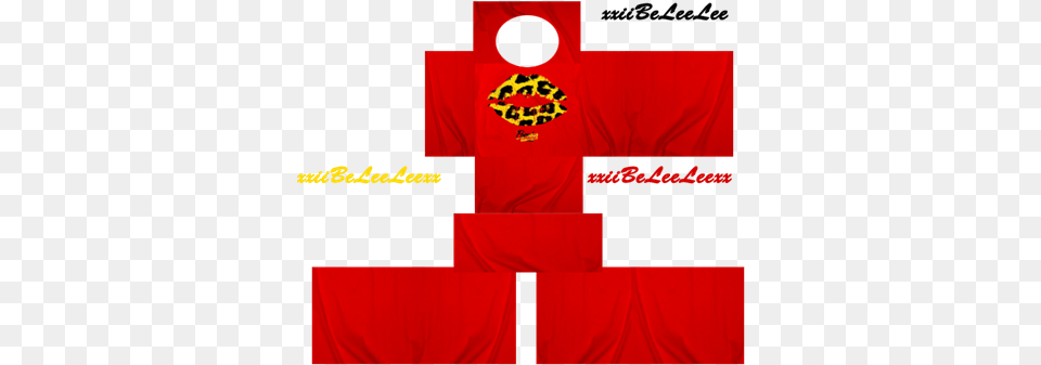 Cheetah Print Kiss Mark Red Long Sleeve Roblox Baseballs, Clothing, T-shirt, Logo, Shirt Free Transparent Png