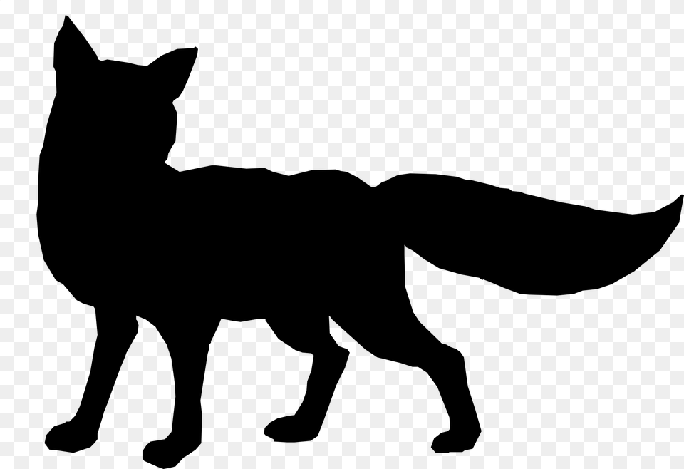 Cheetah Silhouette Cliparts 18 Buy Clip Art Fox Clipart Black, Gray Free Png