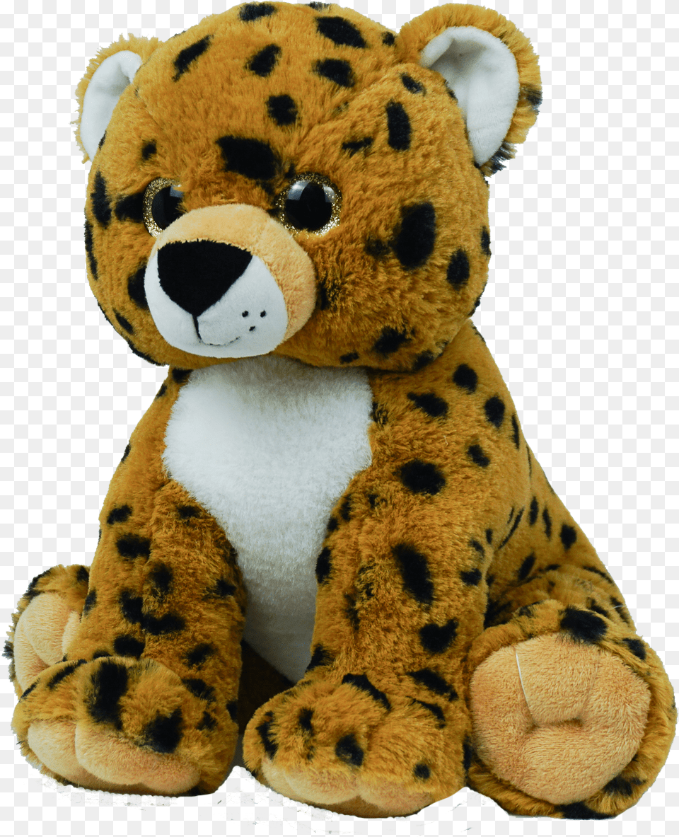 Cheetah Stuffed Toy, Plush, Teddy Bear Free Png