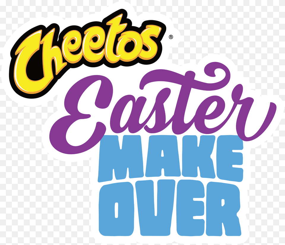 Cheetos Clipart Easter Cheetos, Sticker, Text Free Png Download