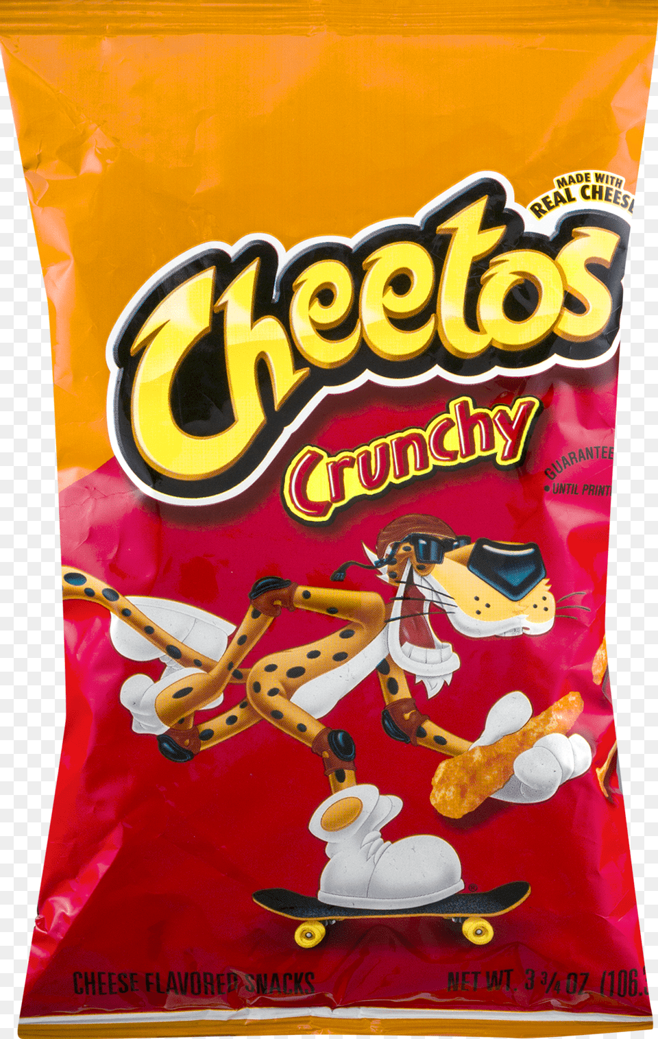 Cheetos Crunchy Cheese Flavored Snacks Cheetos Crunchy, Food, Sweets, Skateboard Png Image